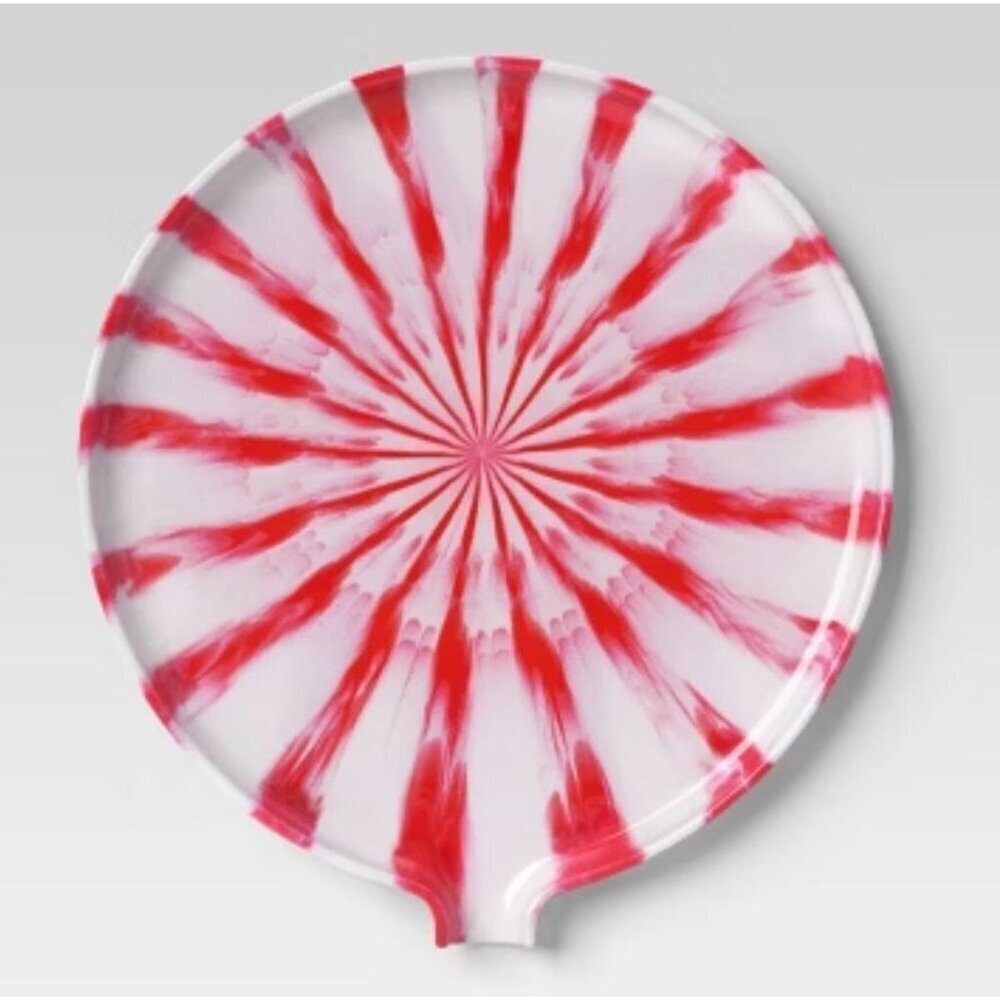 Target 8.1" Christmas Melamine Sprinkle Catcher Dessert Plate Red - Wondershop™